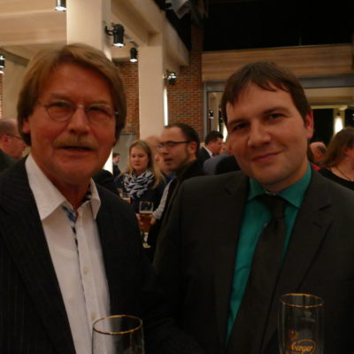 Rüdiger Jahnel (links) und Stadtrat Marko Ehlebe