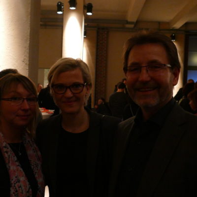 v.l.n.r. Britta Goehring, Fraktionsgeschäftsführerin Angela Damisch-Schwarz, Hans-Dieter Bromberg