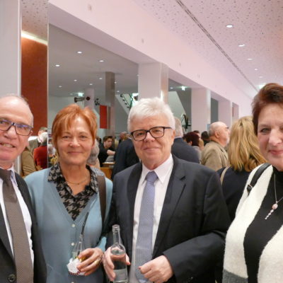 v.l.n.r. Gerhard Miesterfeldt,  Stadträtin Beate Wübbenhorst, Rüdiger Dr. Koch, Angelika Zander