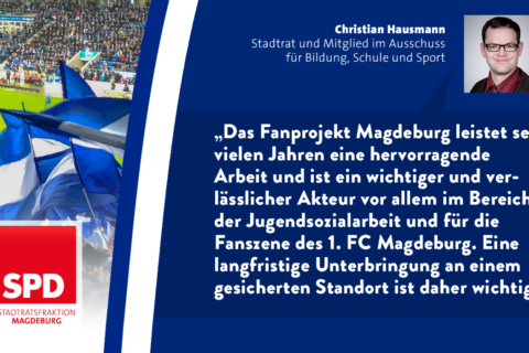 Neuer Standort für das Fanprojekt Magdeburg