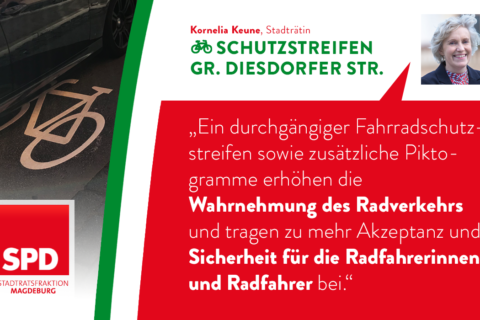 Sicherheit für Stadtfelds Radverkehr