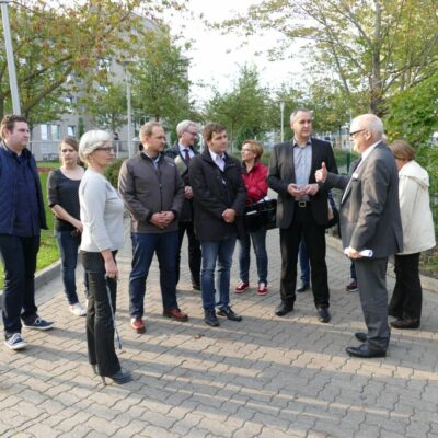 Rundgang über das Klinikgelände