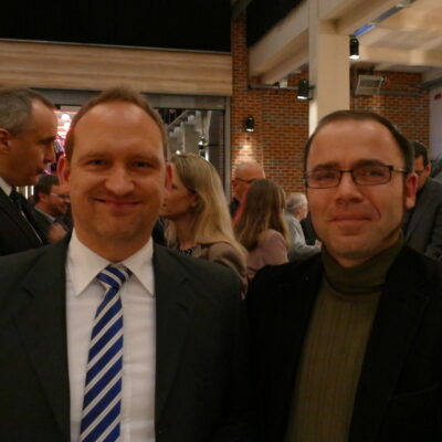 Stadtrat Falko Grube (links) und Andreas Fiedler