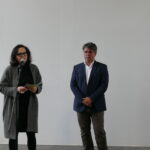 v.l.n.r. Dr. Annegret Laabs (Leiterin des Kunstmuseums) und Tamás Szalay (Leiter des Kulturhauptstadtbüros)