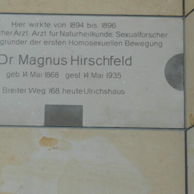 Die Gedenktafel
