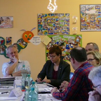 Fraktion vor Ort