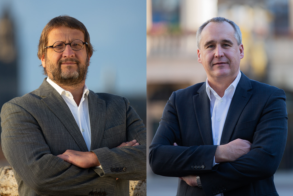 Dr. Thomas Wiebe und Jens Rösler