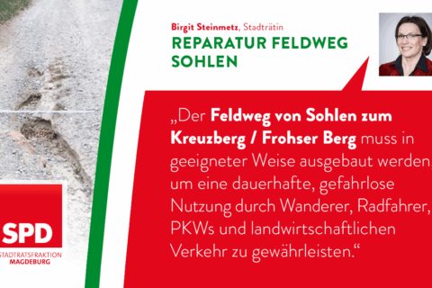 Reparatur Feldweg zum Kreuzberg/ Frohser Berg