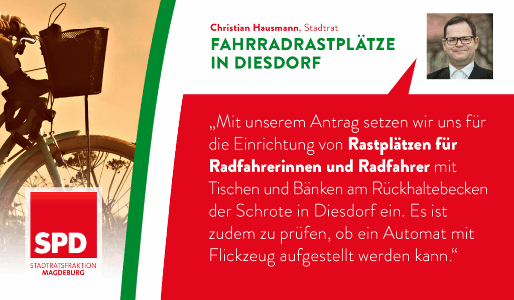 Einrichtung von Fahrradrastplätzen in Diesdorf