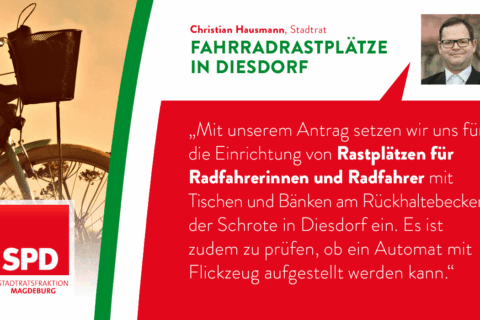 Einrichtung von Fahrradrastplätzen in Diesdorf